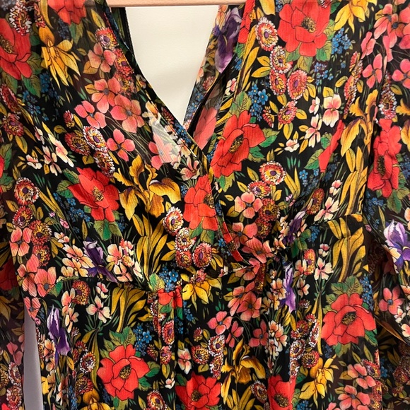 Kooples long sleeve floral dress - Picture 2 of 4